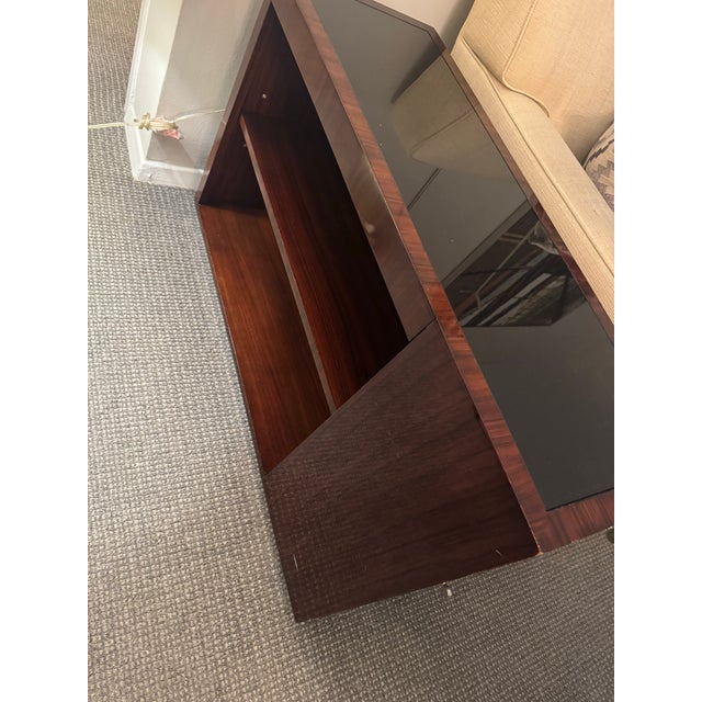 Auburn Ralph Lauren Modern Metropolis Sofa End Table For Sale - Image 8 of 11