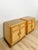 Mid 20th Century Coastal Bamboo Parquet Nightstand Pair Glass Top Hollywood Regency For Sale In Tampa - Image 6 of 13