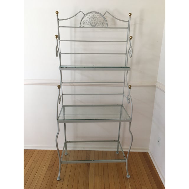 1960’s Vintage Woodard White Bakers Rack Chairish