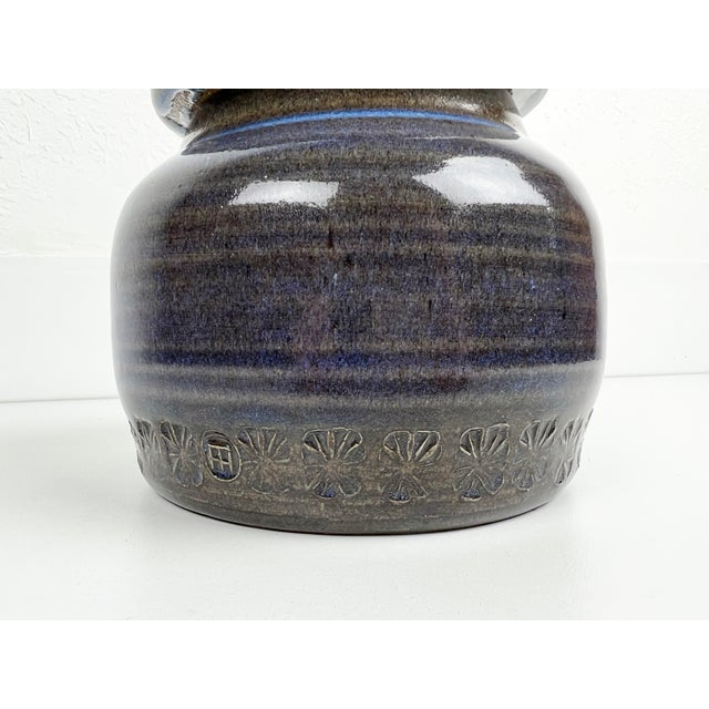 Mid-Century Modern Ted Halpern Ceramic Stoneware Lidded Jar For Sale - Image 3 of 11