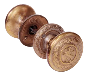 1920s American Historical Cast Bronze Door Knobs