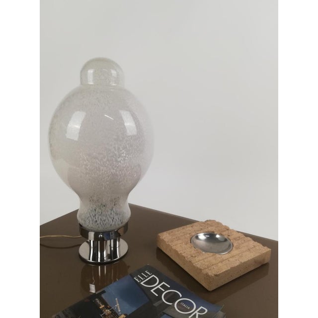 Murano Blown Glass Table Lamp, 1970s For Sale - Image 4 of 16