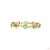 2.89 Carat Round Brilliant Cut Diamond Emerald Gold Bracelet For Sale In New York - Image 6 of 9