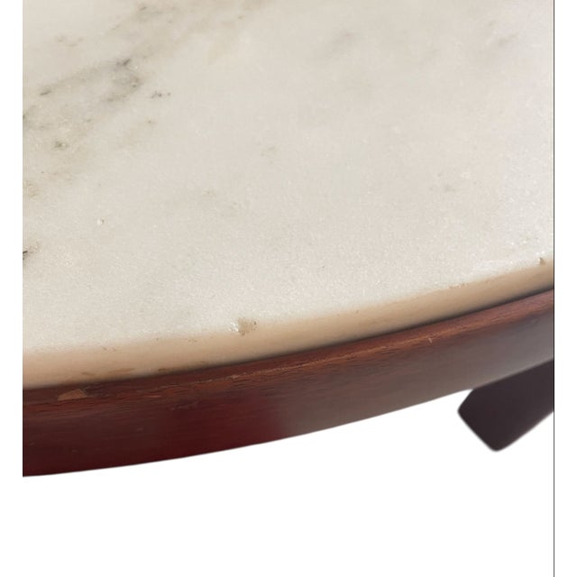 Edward Wormley for Dunbar Marble Top Coffee Table For Sale - Image 9 of 12