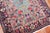 Persian Emerald Green Botanical Antique Persian Kashan Rug - 4'5" x 6'9" For Sale - Image 3 of 9