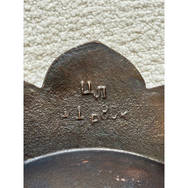 Mid-Century Brutalist Cast Copper Vide Poche / Catch All For Sale - Image 9 of 12