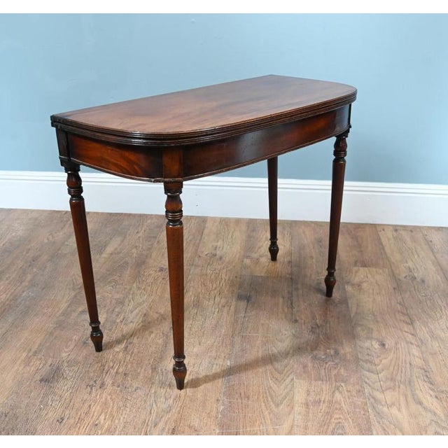 William IV Card Table in Mahogany For Sale - Image 6 of 8