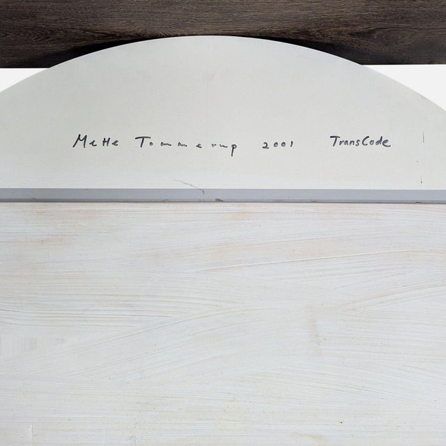 TransCode by Mette Tommerup, 2001 - Round Abstract Painting For Sale - Image 10 of 11