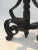 Black Wrought Iron Andirons, French, circa 1900 - A Pair For Sale - Image 8 of 13