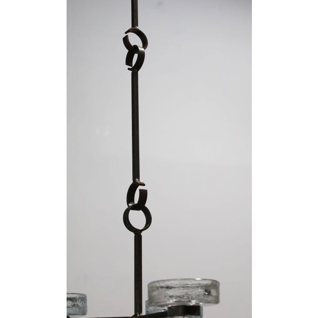 Transparent Erik Hoglund 15 Candle Chandelier For Sale - Image 8 of 9