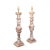 Pair of Antique Lamp Bases, English, Painted Pine Electric Light, Late Victorian For Sale
