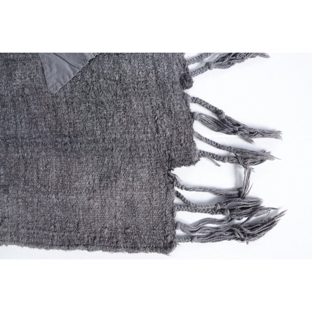 Vintage Grey Hemp Runner Rug, in Flawless conditions. Designed 1960 to 1969