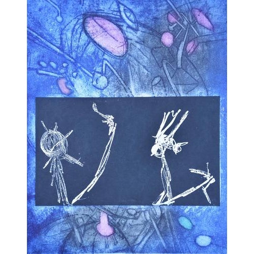 Roberto Matta, The Voices, 1964, Aquatint Etching For Sale - Image 4 of 7