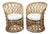 Italian Bamboo and Rattan Lounge Chairs, 1960s, Set of 2 For Sale