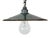 Industrial Green Enamel Light, 1950s For Sale