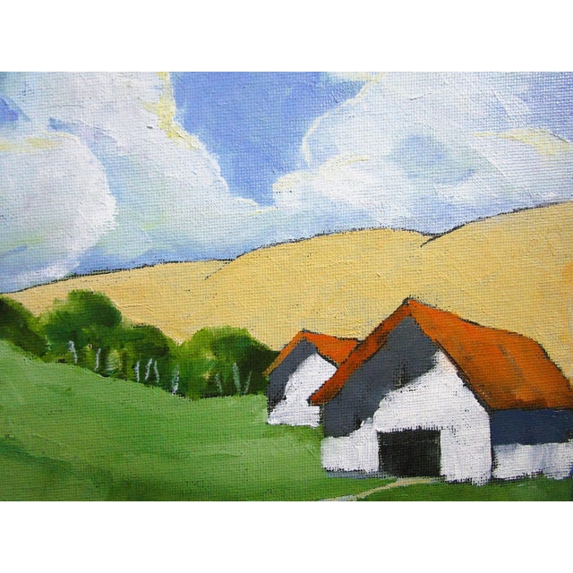 Contemporary Sonoma Barns Lynne French 8x8 California Landscape For Sale - Image 3 of 4