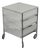 Antonio Citterio + Oliver Low for Kartell Matte Mobil Three Drawer Trolley For Sale