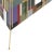 Mid-Century Modern Mid-Century Italian Solid Wood and Colored Glass Sideboard For Sale - Image 3 of 8