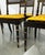 Late 20th Century Set of Six Baker Furniture Regency Ebonized and Parcel Gilt Cane Dining Chairs For Sale - Image 13 of 14