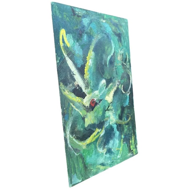 Provenance: From artist estate. Unsigned. Pat Berger’s career spans several decades of painting that alternate between...