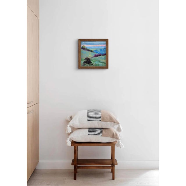 2020s Modern Impressionist Mt. Diablo Sunset Oil Painting For Sale - Image 5 of 7