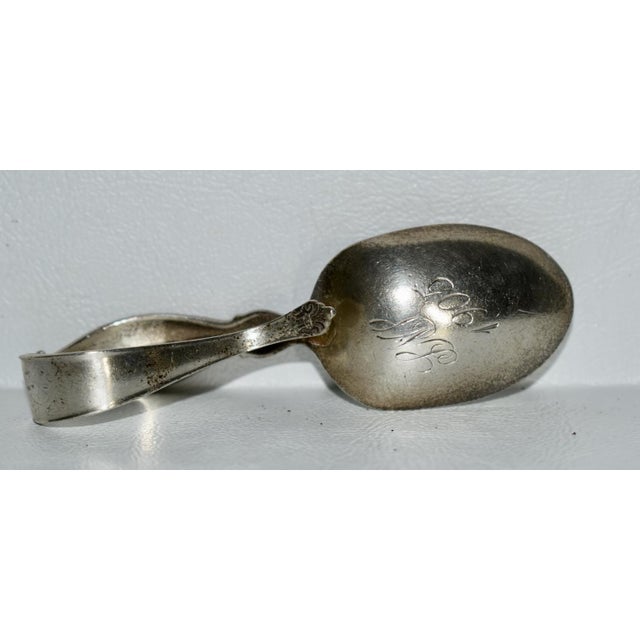 Metal Antique Sterling Decorative Nursery Rhyme Collectors Baby Spoon For Sale - Image 7 of 13