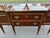 Wood Vintage Federal Style Mahogany Sideboard / Server With Brass Gallery For Sale - Image 7 of 12