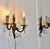 1910s rench Brass Twin Wall Lights, 1910, Set of 2 For Sale - Image 5 of 8