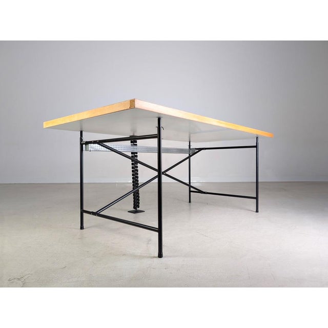 Wood Desk by Richard Lampert for Egon Eiermann For Sale - Image 7 of 11