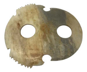 Ancient Serpentine Chinese Disc