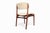 Brown Set of Six Mid 20th Century Attributed to Erik Buch Model 49 Dining Chairs in Teak For Sale - Image 8 of 9