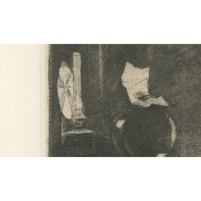 Paper C.L. Dake, The Diamond Cleaver, 1888, Amsterdam Diamond Industry Etching For Sale - Image 7 of 10