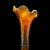 Orange 1930's Vintage Posy Vase Lustre Glass For Sale - Image 8 of 11