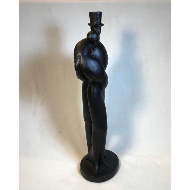 Art Deco 1986 Claude LeClerc for Austin Pro Inc “L’etoile” Sculpture, Signed For Sale - Image 3 of 13