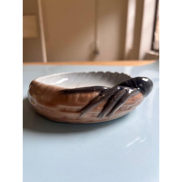 Royal Copenhagen Type 3277 Lobster Bowl by Erik Nielsen for Royal Copenhagen For Sale - Image 4 of 8