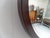 Antique Oval Mahogany Mirror, 1890s For Sale - Image 6 of 9