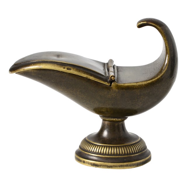 Antique Brass Incense Boat, 1800s For Sale