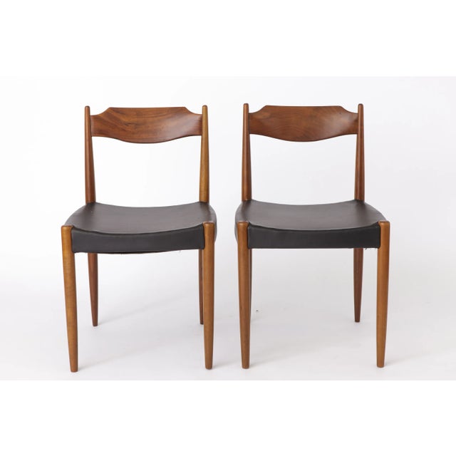 Set of Vintage Chairs in Teak, 1960s For Sale - Image 10 of 10