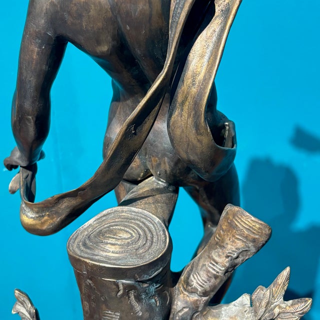 Metal Apollo Moreau, Figurative Sculpture, 19th Century, Bronze For Sale - Image 7 of 14