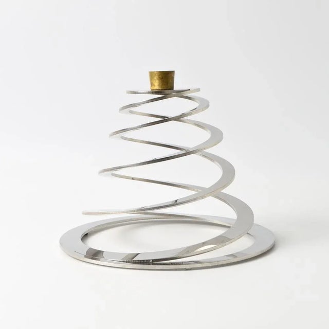 Postmodern Postmodern Spring Candleholder from Sks, 1980s For Sale - Image 3 of 7