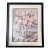 Vintage Jerianne Van Dijk Oversized Framed Floral Lithograph – Pink Tulips in Delft Pitcher For Sale