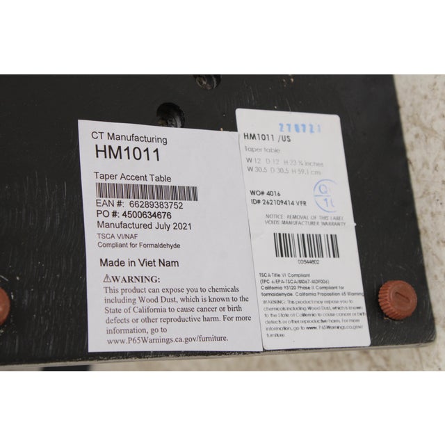 Maitland Smith Hm1011 Taper Accent Table For Sale - Image 12 of 12