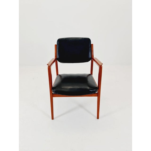 Mid-Century Modern Mid-Century Danish Teak Armchair, 1960s For Sale - Image 3 of 17