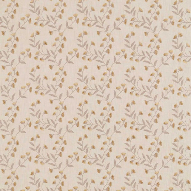 Sanderson Everly Fabric in Barley - a Sample For Sale
