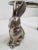 Ceramic Serving Bowl With Three Bunnies Stand For Sale - Image 11 of 13