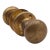 Vintage 1.75 In. Brass Passage Door Knobs For Sale