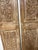 Antique-Style Carved Wood Door Panels, Pair – Narrow Arched Floral Motif 80x36 For Sale - Image 4 of 7