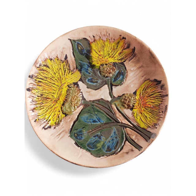 1950s Mid-Century Ceramic Plate attributed to Ruscha, West Germany, 1950s For Sale - Image 5 of 15