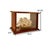 The Vintage Wood HMS Bounty Model Ship Glass Shadow Box Display Case is a beautifully crafted nautical decor piece that...