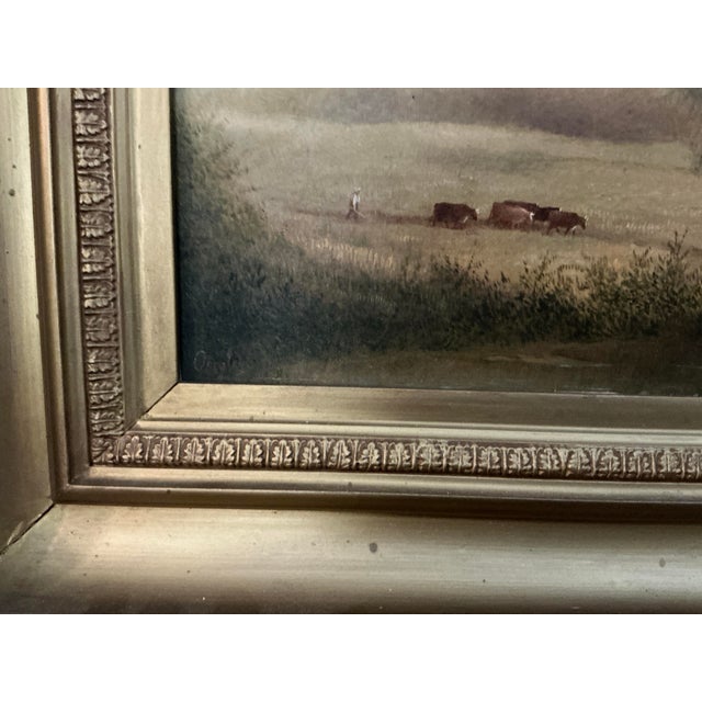Albert Duval Quigley ( 1891-1961) New Hampshire Artist, Oil on Board, Signed For Sale In Las Vegas - Image 6 of 6